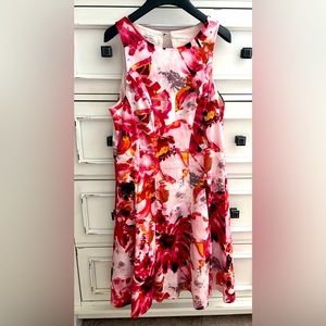 Maggy London floral fit and flare